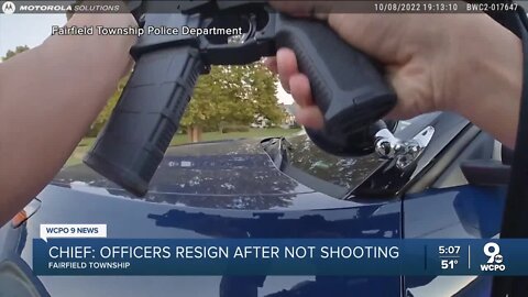 A suspect aimed a gun at 2 Fairfield Twp. officers. They didn't shoot. Then they resigned.