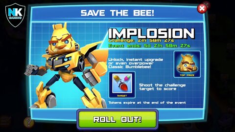 Angry Birds Transformers 2.0 - Save The Bee! - Day 1 - Featuring Optimus Maximus
