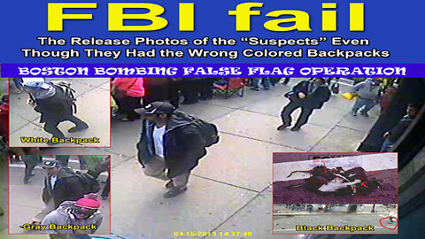 BOSTON BOMBING - Did you notice this? (False Flag Operation)