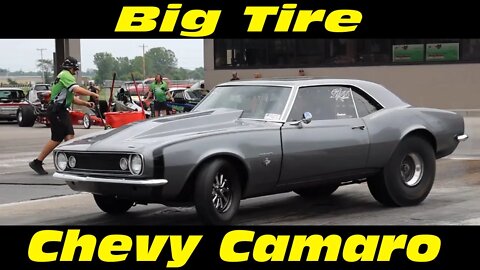 Big Tire Camaro Drag Racing Buckeye Bracket Triple Crown