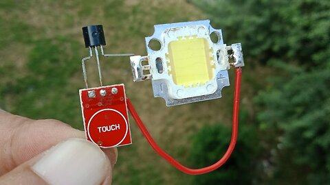 DIY TOUCH ON/OFF LIGHT WITH TTP223 SENSOR