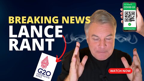 Watch this breaking news Lance Rant! | Lance Wallnau