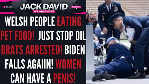 #Ep1 People Eating Pet Food! Protestors Arrested!! Biden Falls! Women Can Have a Penis!