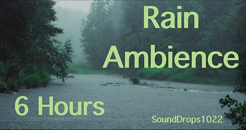 6-Hour Rainy Forest Soundscape