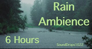 6-Hour Rainy Forest Soundscape