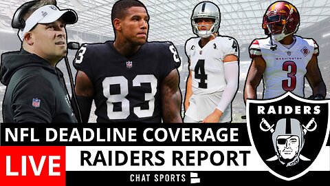 LIVE: Raiders Rumors & NFL Trade Deadline Coverage