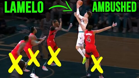 The Raptors AMBUSHED LaMelo Ball