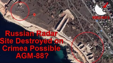 Russian Radar Site Destroyed on Crimea (Possible AGM-88?) - World war 3