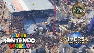 Super Nintendo World Moving Rapidly At Epic Universe! | Universal Orlando Resort!