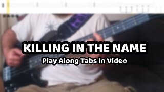 Rage Against The Machine - Killing In The Name - Bass Cover & Tabs