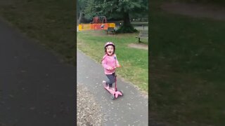 Scooter at the playground