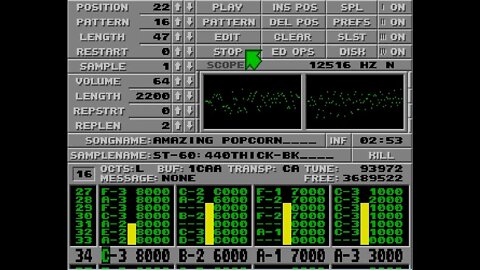 Atari ST Protracker Mods - Amazing Popcorn