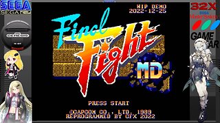 Final Fight MD Xbox extended with 60FPS overclocked