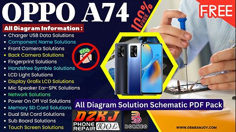 OPPO A74 All Schematic Diagram Free Solution