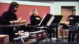 UNLV Percussion Ensemble 1993. Varese, Cage, Maslanka.