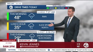 Metro Detroit Forecast: Rain, freezing rain, sleet, and snow all in today's forecast