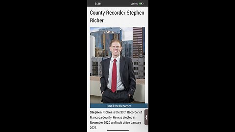 Maricopa County recorder Stephen Richer