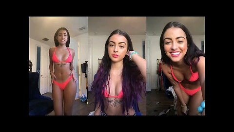 Malu Trevejo with "Malu Trevejo | Instagram Live Stream | #MaluTrevejo Part 1