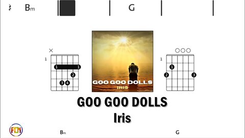GOO GOO DOLLS Iris - Guitar Chords & Lyrics HD