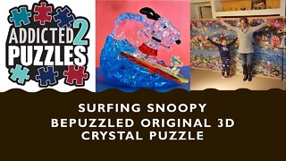 Surfing Snoopy 3D Puzzle Tutorial