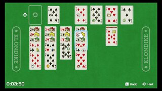 Clubhouse Games: 51 Worldwide Classics (Switch) - Game #50: Klondike Solitaire