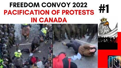 Pacyfikacja protestów w Kanadzie / pacification of protests in Canada