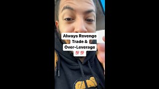 Every new trader should be over-leveraging & revenge trading for this exact reason