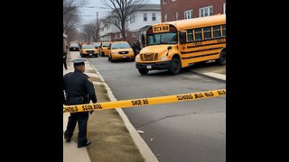 8-year-old stabbed to death in Queens. Man crashes school bus into a house.