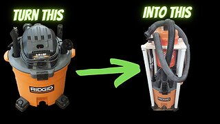 Shop Vac upgrade into Dust Collector.