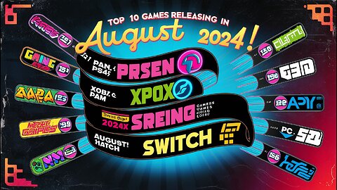 Top 10 Games Releasing in AUGUST 2024! (PS4, PS5, XBOX, PC, and SWITCH)