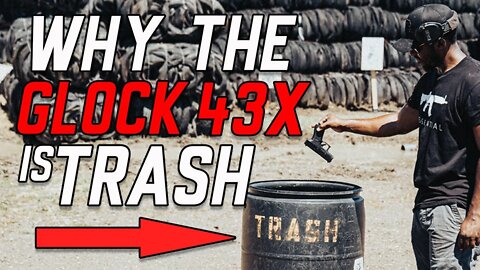 Glock 43x First Mag Review | This Gun Was Trash Until...