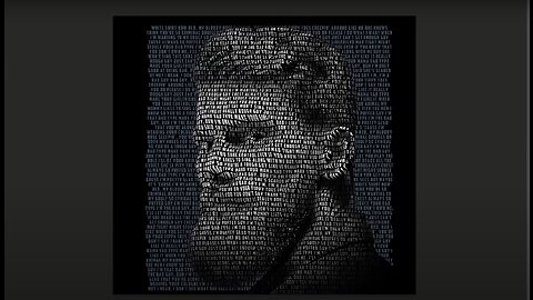 Create a Powerful TEXT PORTRAIT Poster!