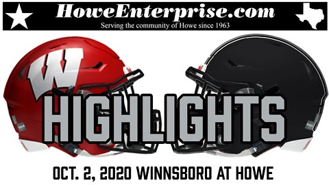 Winnsboro Red Raiders at Howe Bulldogs recap, 10/2/2020