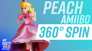 Peach Amiibo - Nintendo 360° Spin - No Sound