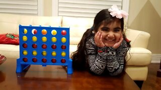 Evana VS Brother Pretend Play with Connect 4 Toy !!!