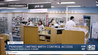 Pandemic limiting access to birth control