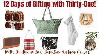 🎁 12 Days of Gifting SALE from Thirty-One | Ind. Director, Andrea Carver🎅