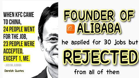 Who was Jack Ma ? ALIBABA FOUNDER| Inspiration for you | "Never be afraid of Failure"