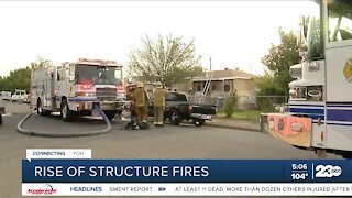 Rise of structure fires in Kern County