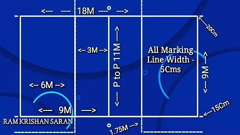 Vollyball court measurement and marking | measurement of vollyball court