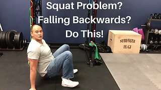 Squat Problem?! How to Stop Falling Backwards! | Dr Wil & Dr K