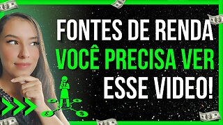 A IMPORTÂNCIA DE DIVERSIFICAR SUAS FONTES DE RENDA TRABALHANDO NA INTERNET!