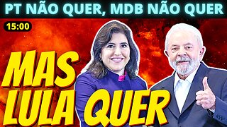 PT não quer Tebet ministra, mas Lula já avisou: "Minha escolha"