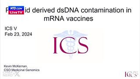 Genomics Expert Kevin McKernan DNA Contamination In The COVID mRNA Vaccines