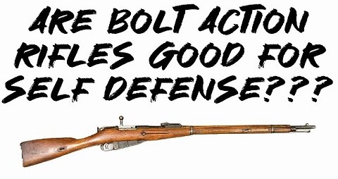 Are bolt action rifles good for self defense???