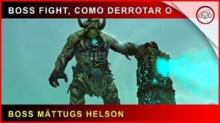 God of war, Boss Fight, Como derrotar o Boss Máttugs Helson | Super dica