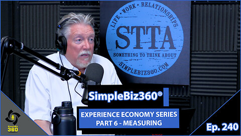 SimpleBiz360 Podcast - Episode #240: EXPERIENCE ECONOMY SERIES PART 6 - MEASURING