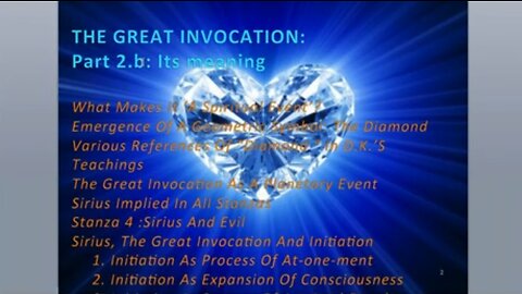The Great Invocation 2B - Its Meaning with Nicole Resciniti (Alice Bailey)