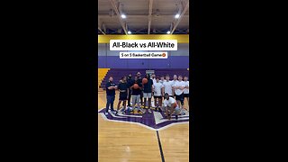 All-Black vs All-White Basketball Game!!