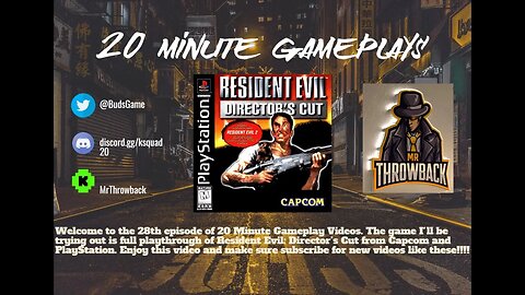 20 Minute Gameplays: Resident Evil: Director's Cut Part 2